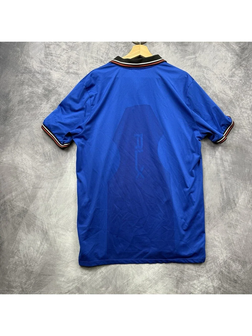 Ralph Lauren RLX Polo Shirt Mens XL Blue Golf Moisture Wicking
